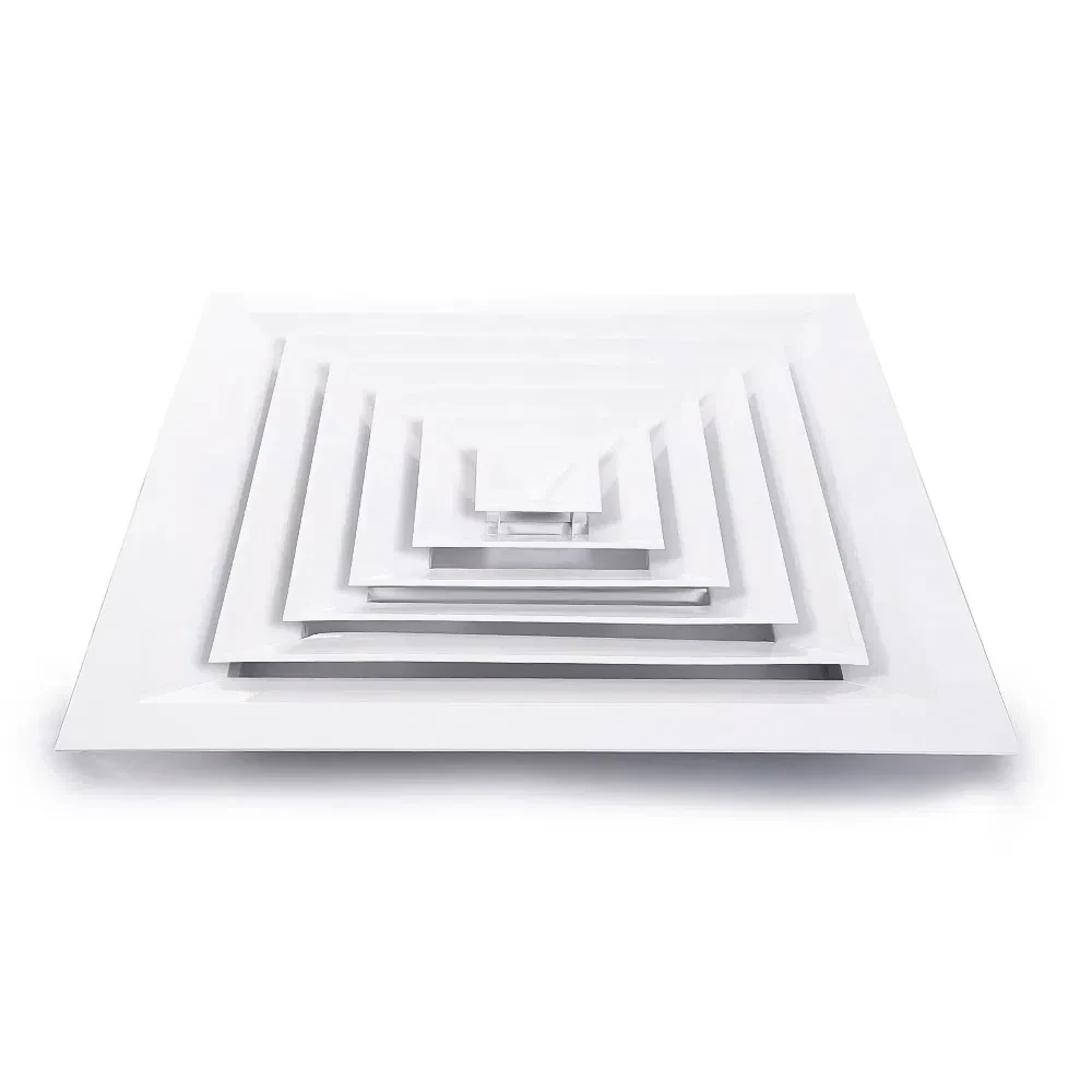 Square Ceiling Diffuser 24" × 24" &mdash; Ceiling Diffusers